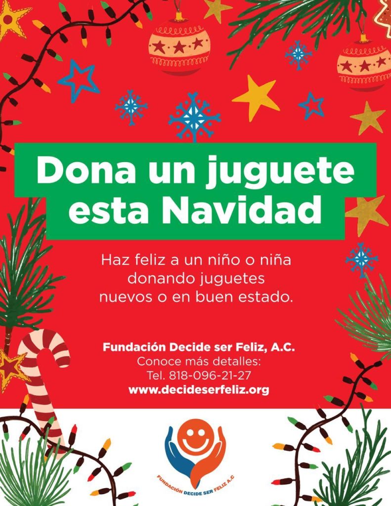 Campaña: ¡Dona un juguete, recibe una sonrisa!